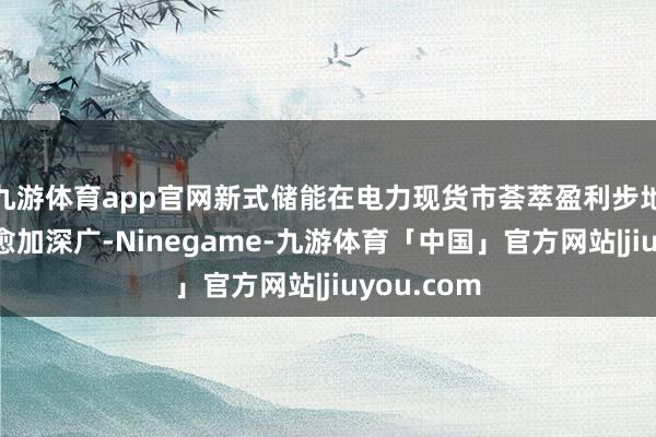 九游体育app官网新式储能在电力现货市荟萃盈利步地和空间将愈加深广-Ninegame-九游体育「中国」官方网站|jiuyou.com
